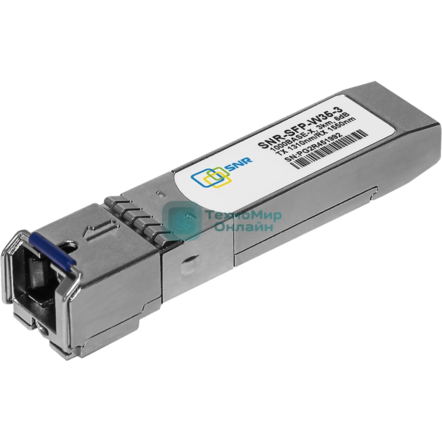 Модуль SFP 1000BASE-X, 3km, 6db, TX 1310nm, DDM enabled