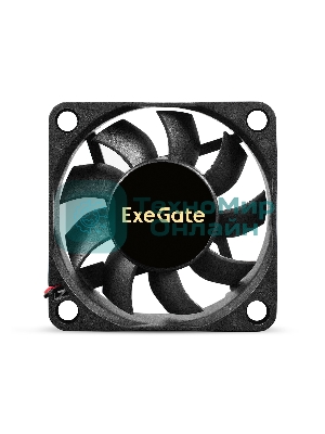 Вентилятор 24В DC ExeGate EX06015S2P-24 (60x60x15 мм, Sleeve bearing (подшипник скольжения), 2pin, 4800RPM, 34dBA)