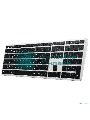 Клавиатура беспроводная Satechi Slim X3 Bluetooth Backlit Keyboard, Bluetooth, Серебристый ST-BTSX3S-RU