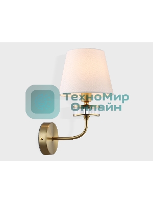 Настенный светильник Ambrella light LH71255 BS/WH латунь/белый E14 max 40W 210*160*310