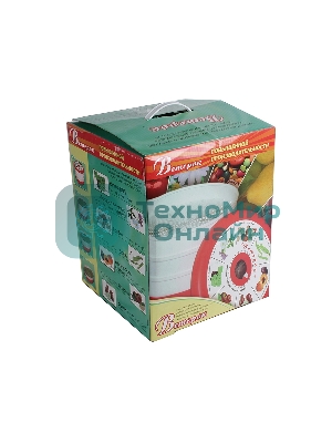 Сушилка для овощей Великие реки Ветерок-5, 5 поддонов, цв.упаковка, прозрачный