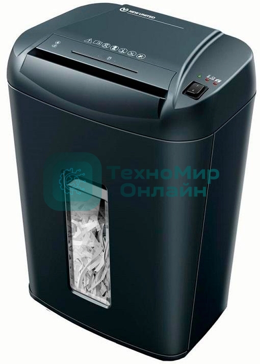 Шредер New United AT-8Md (секр.P-5)/фрагменты/8лист./28лтр./скрепки/скобы/пл.карты