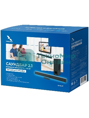 Саундбар Триколор TR-SB-01 2.1 80Вт+40Вт черный