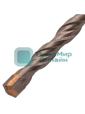 Бур по бетону, двойная спираль, Cobalt W-tip, 5x110 мм, SDS PLUS Denzel