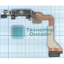 Шлейф разъема питания для iPhone 4 черный