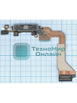 Шлейф разъема питания для iPhone 4 черный