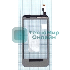 Сенсорное стекло (тачскрин) для Lenovo A376, черное