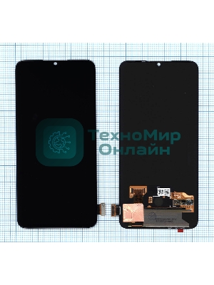 Дисплей для Xiaomi Mi A3 Lite / Mi 9 Lite / CC9  черный