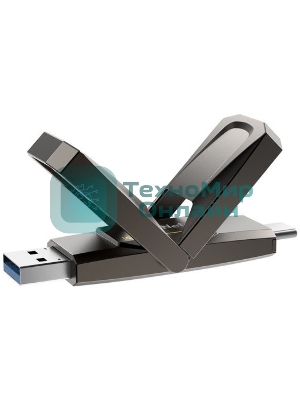 Флешка USB Netac US5 1Tb USB 3.2+TypeC Solid State Flash, up to 550MB/500Mb/s