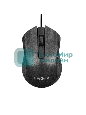 Мышь проводная ExeGate Professional Standard SH-8012 черный, 1000 dpi, USB, кнопки - 3