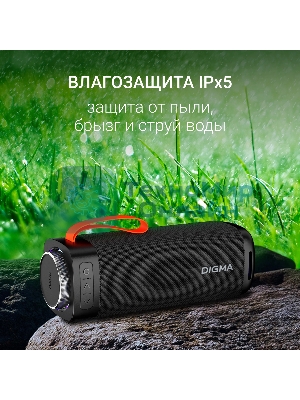 Портативная колонка Digma D-PS1522 черный 60W 2.0 BT 10м 3000mAh