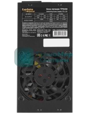 Блок питания ExeGate TPS450 (EX292228RUS), 450Вт, 80мм, черный