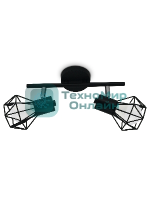 Светильник Ambrella light TR8621/2 BK/CH черный/хром E27*2 max 40W 260*91*175