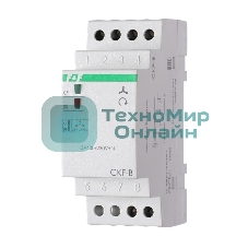 Реле контроля наличия; ассимметрии и чередования фаз CKF-B (монтаж на DIN-рейке 35мм; задержка отключения 3-5с; 3х400/230В+N 2А 1Z) F&F EA04.002.002