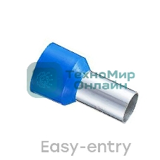 Наконечник штыревой втулочный изол. НШвИ 16.0-12 (уп. 50 шт) EKF nhvi-16.0-12