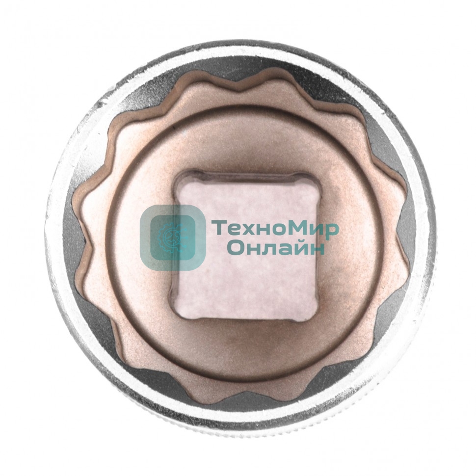 Головка торцевая Stels 30 мм, 12-гранная, CrV, под квадрат 1/2