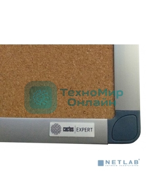 Демонстрационная доска Cactus CS-CBD-45X60 пробковая 45x60 см, алюминиевая рама