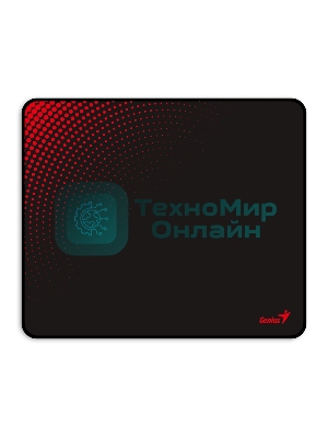Коврик для мыши Genius G-Pad 230S. Нескользящая резиновая основа с микротекстурированной гладкой поверхностью. Размер: 230 x 2.5 x 190 мм. черный