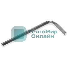 Ключ имбусовый HEX Сибртех, 6 мм, 45x, закаленный, никель