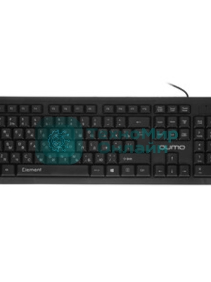 Клавиатура Qumo Office Element K65 проводная, USB Type-A, чёрный