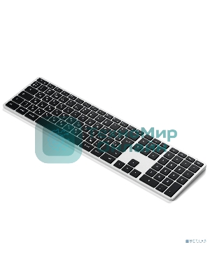 Клавиатура беспроводная Satechi Slim X3 Bluetooth Backlit Keyboard, Bluetooth, Серебристый ST-BTSX3S-RU