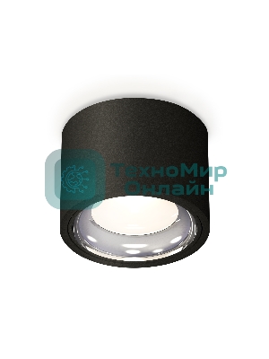Светильник Ambrella Light XS7511011 SBK/PSL черный песок/серебро полированное MR16 GU5.3 (C7511, N7023)
