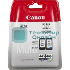Картридж струйный Canon PG-445/CL-446 (8283B004), для Canon PIXMA MG2540, PIXMA MG2440, 4 цвета, 180 стр.