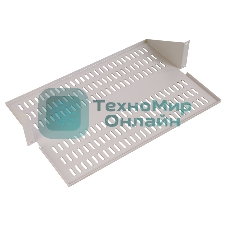 Полка для стойки перфорированная консольная 2U с центральным креплением, глубина 300 мм МС-30.2