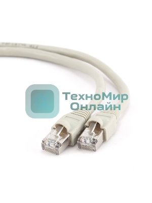 Патч-корд FTP Cablexpert cat.6, 2м, литой, многожильный, серый