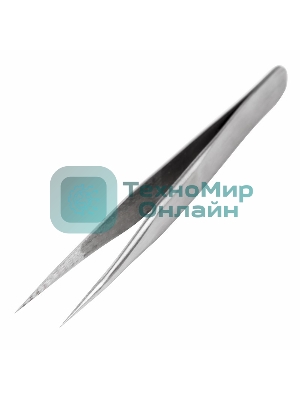 Пинцет прямой Rexant 120 мм (блистер)