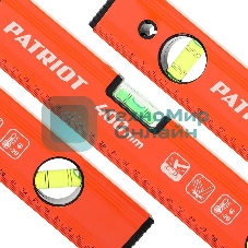 Уровень PATRIOT LCP-400, алюминиевый фрезерованный, 400мм