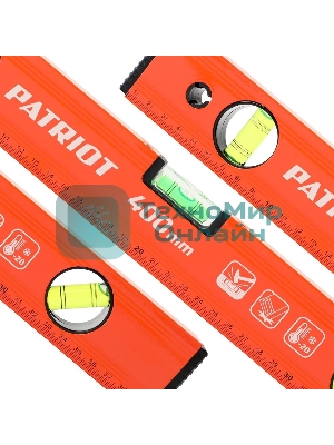 Уровень PATRIOT LCP-400, алюминиевый фрезерованный, 400мм