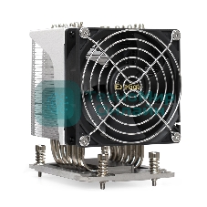 Кулер для процессора ExeGate ESNK-P0064AP4.PWM.4U.SP3.Cu серебристый, 92 мм, алюминий/медь, 3800 об/мин, 44 дБ, 4 pin, 280 Вт, 125.4 мм