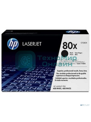 Картридж лазерный HP CF280X черный LaserJet Pro 400 M401/M425 (6900 стр.)