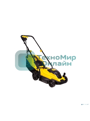 Газонокосилка Champion EM3313 эл. Мощность 1300 Вт, Ширина среза 330 мм, Высота среза 25-65 мм, Объем травосборника 35 л, Вес 8,8 кг, Легкая, Удобная, Наличие разборной металлической рукоятки, Регулировка высоты среза.