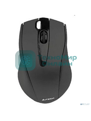 Мышь беспроводная A4Tech G9-500F черный, 1200 dpi, радиоканал, USB, кнопки - 4