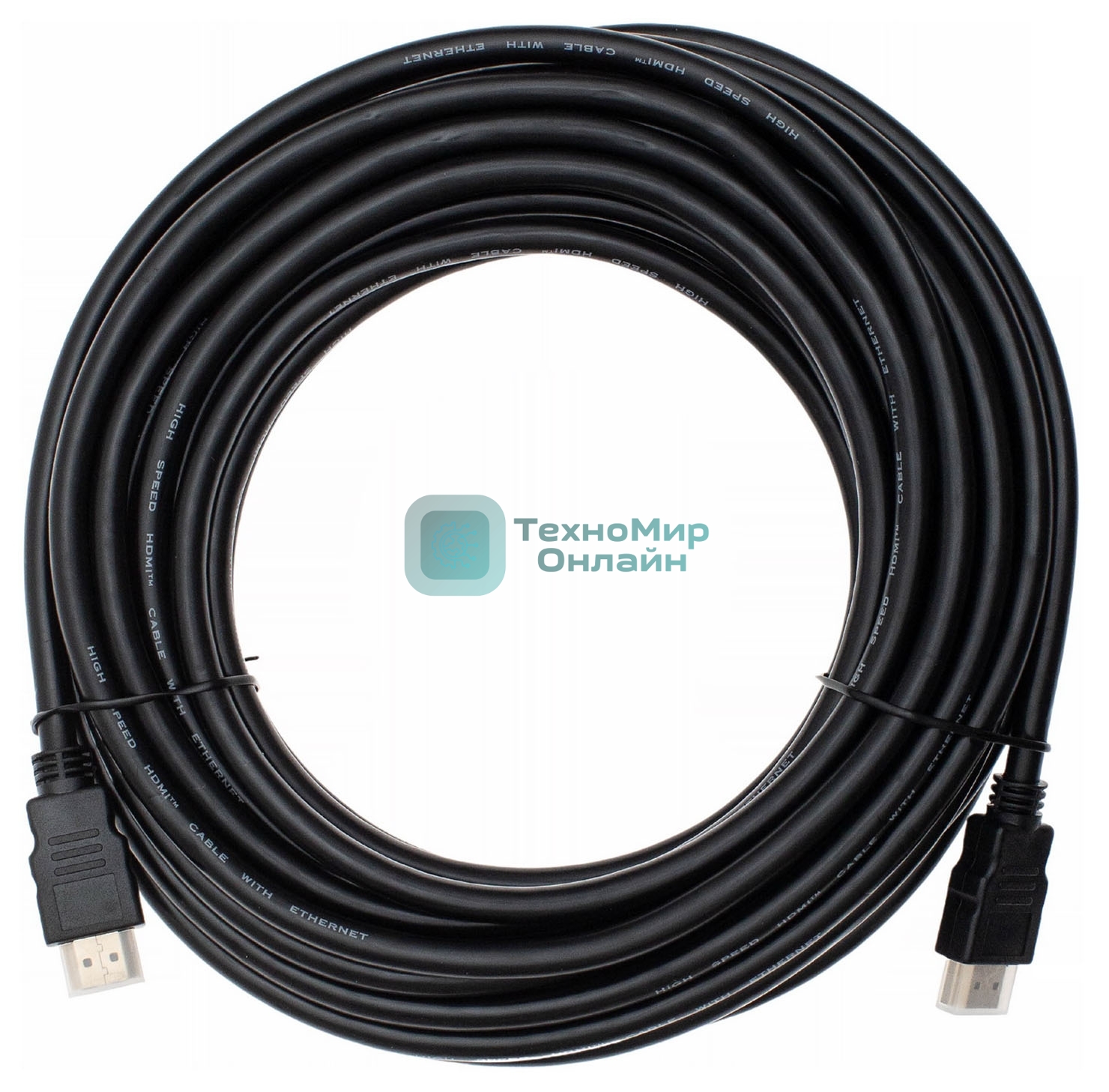 Кабель аудио-видео Cactus CS-HDMI.1.4-10 HDMI (m)/HDMI (m) 10м. позолоченные контакты черный