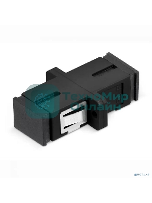 Проходной соединитель Cabeus SC-SC-SM-BK SC-SC, SM(для одномодового кабеля), simplex черный