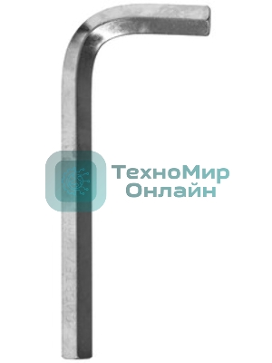 Ключ имбусовый Сибртех HEX, 12мм, 45x, закаленный, никель