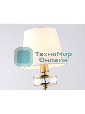 Настенный светильник Ambrella light LH71255 BS/WH латунь/белый E14 max 40W 210*160*310