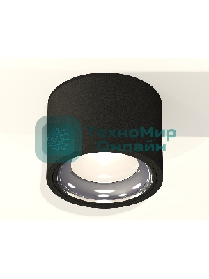 Светильник Ambrella Light XS7511011 SBK/PSL черный песок/серебро полированное MR16 GU5.3 (C7511, N7023)