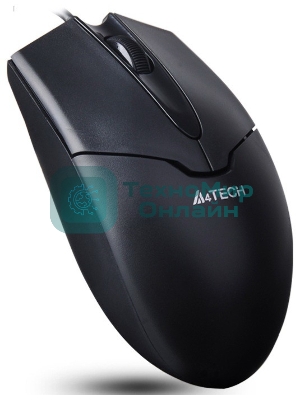 Мышь проводная A4Tech OP-550NU черный, 1000 dpi, USB, кнопки - 3