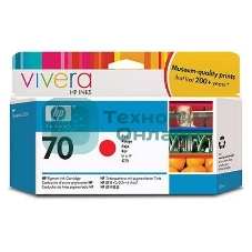 Картридж струйный HP №70 C9456A красный для HP DJ Z2100/Z3100 (130мл)