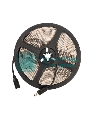 Лента светодиодная силикон, 10 мм, IP65, SMD 5050, 60 LED/m, 12 V, цвет свечения теплый белый