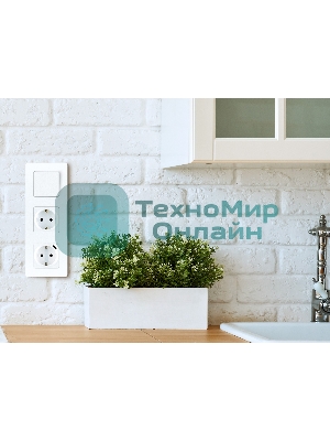 Рамка 3 поста белый Inspiria