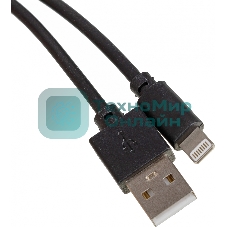 Кабель USB (m)-Lightning (m) 3м черный