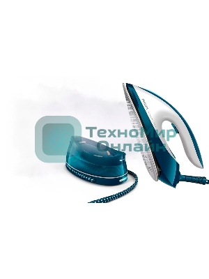Парогенератор Philips 2400 Вт, удар 400 г, пар 120 г/мин, 6,5 бар, SteamGlide, OptimalTEMP, автоотключение