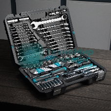 Набор инструментов Gross 14148 78 пред., 120 зубьев, CrV, 1/4, 1/2