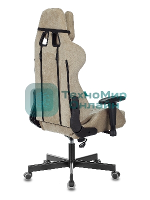 Кресло Бюрократ VIKING KNIGHT LT21 FABRIC песочный, ткань, 120 кг, механизм качания