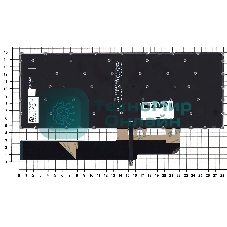 Клавиатура для ноутбука Lenovo S540-14API черная с подсветкой